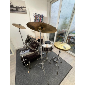 Black Gretsch Drum Kit