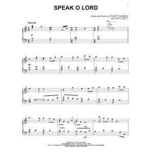 Speak O Lord
