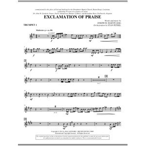 Exclamation Of Praise - Bb Trumpet 1