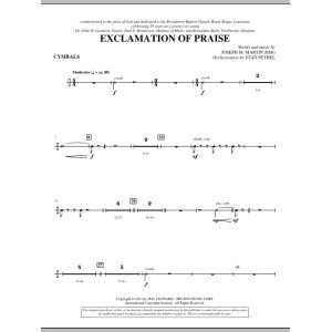 Exclamation Of Praise - Cymbals