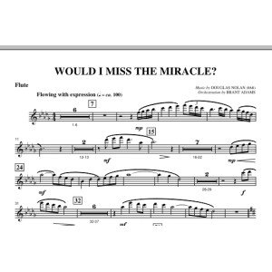 Would I Miss The Miracle? - Flute