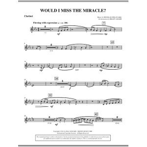 Would I Miss The Miracle? - Clarinet