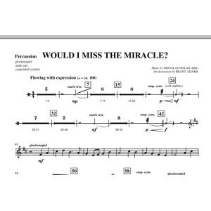Would I Miss The Miracle? - Percussion