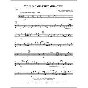 Würde ich das Wunder vermissen? - Violine 1
