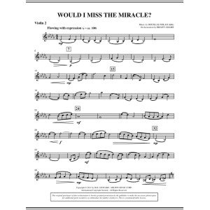Would I Miss The Miracle? - Violin 2