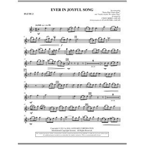 Ever In Joyful Song - Flute 2