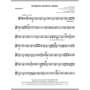 Ever In Joyful Song - Bb Trumpet 3