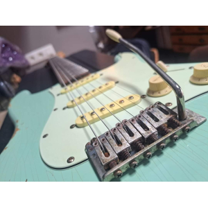 Surfgreen Relic Stratocaster (partcaster)