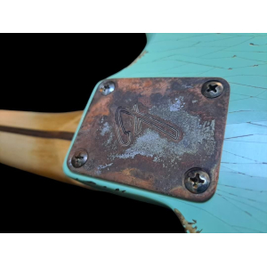 Stratocaster surfgreen relic ( partcaster )