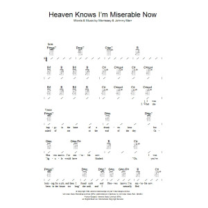 Heaven Knows I'm Miserable Now