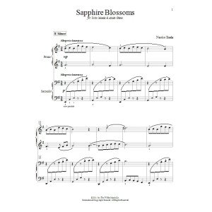 Sapphire Blossoms