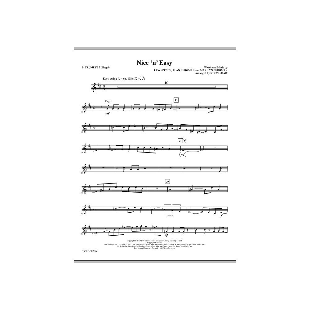Nice 'n' Easy - Bb Trumpet 2 (Flugelhorn)