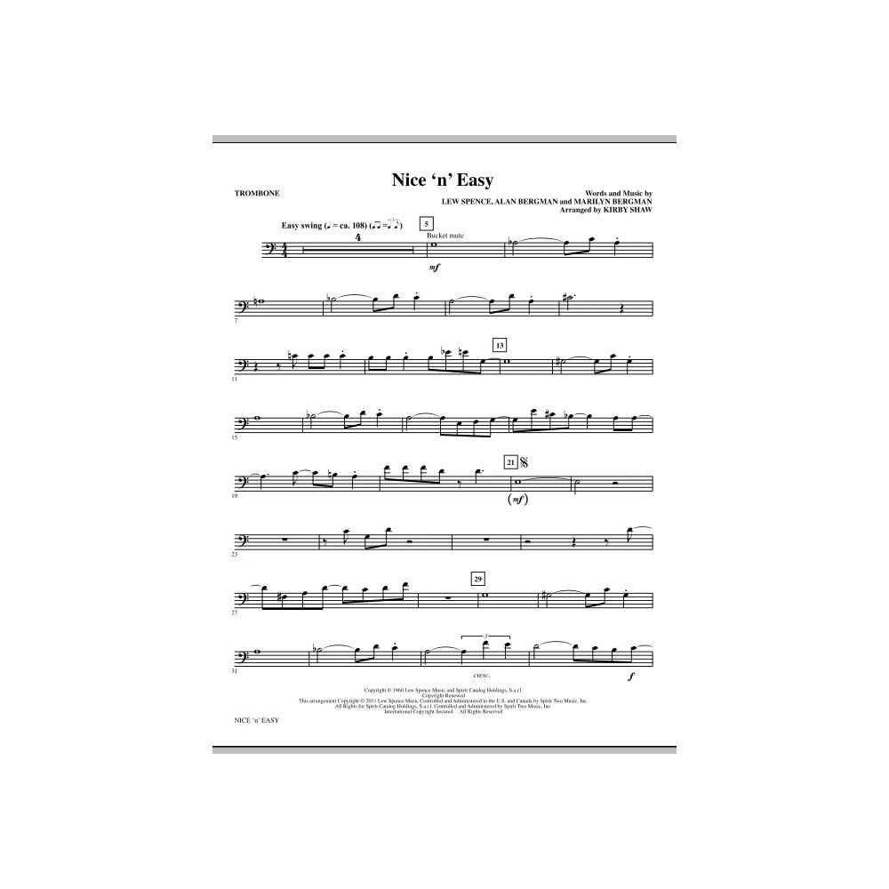 Nice 'n' Easy - Trombone