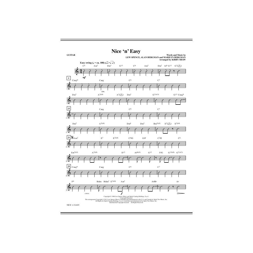 Nice 'n' Easy - Guitar