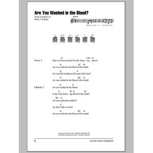 Are You Washed In The Blood?