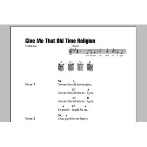 Give Me That Old Time Religion