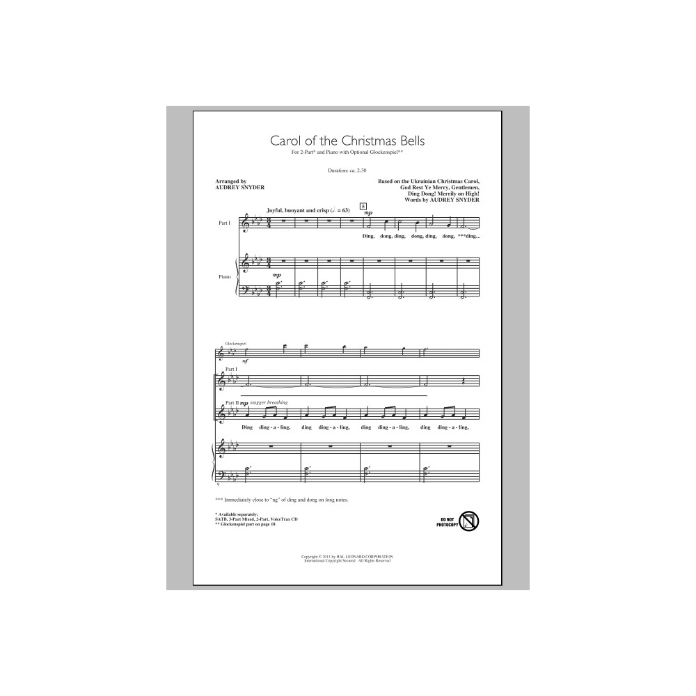 Carol Of The Christmas Bells