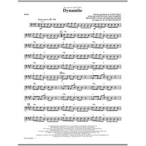 Dynamite (arr. Alan Billingsley) - Bass