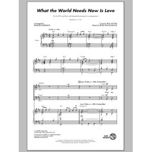 What The World Needs Now Is Love (arr. Roger Emerson)