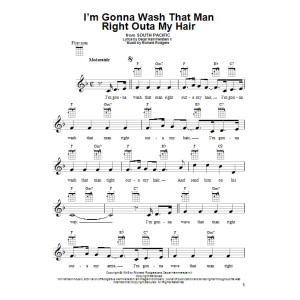 I'm Gonna Wash That Man Right Outa My Hair