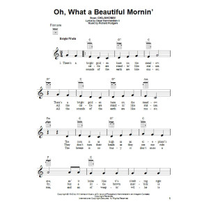 Oh, What A Beautiful Mornin' (from Oklahoma!)