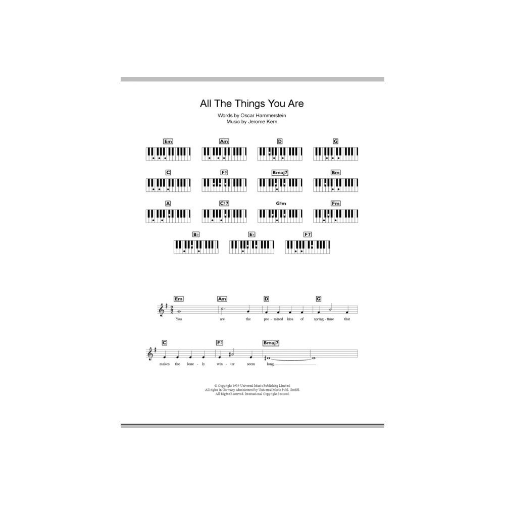 All The Things You Are