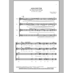 Amanecer (No. 2 From Visiones Dellano)