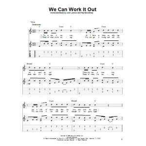 We Can Work It Out