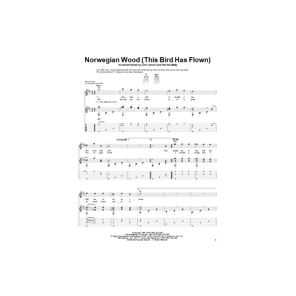Norwegian Wood (This Bird Has Flown)