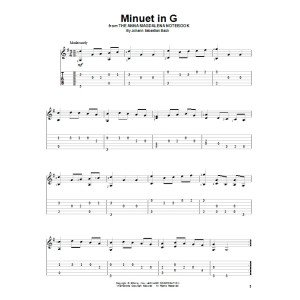 Menuett in G