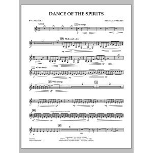 Dance Of The Spirits - Bb Clarinet 2