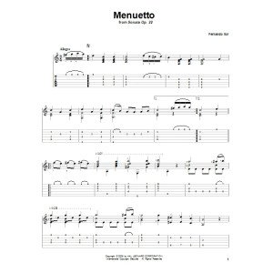 Menuetto (from Sonata Op. 22)