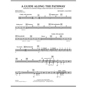 A Guide Along The Pathway - Percussion 1