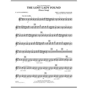 The Lost Lady Found (from "Lincolnshire Posy") - Eb Alto Saxophone 2