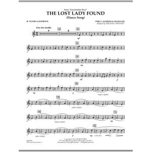 The Lost Lady Found (from "Lincolnshire Posy") - Bb Tenor Saxophone