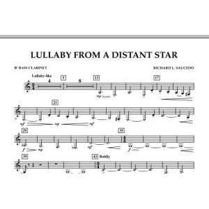Lullaby From A Distant Star - Bb Bass Clarinet