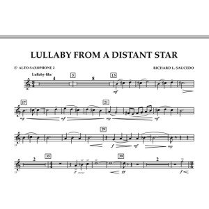 Lullaby From A Distant Star - Eb Alto Saxophone 2