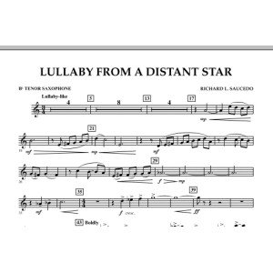 Lullaby From A Distant Star - Bb Tenor Saxophone
