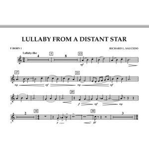Lullaby From A Distant Star - F Horn 1