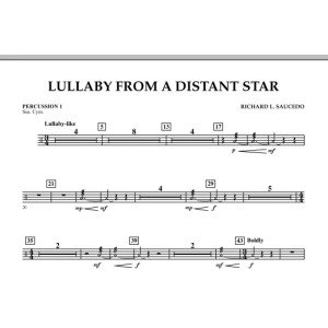 Lullaby From A Distant Star - Percussion 1