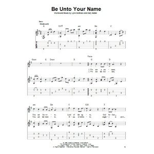Be Unto Your Name