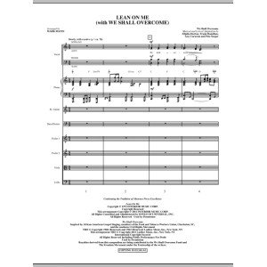 Lean On Me (with We Shall Overcome) - Full Score