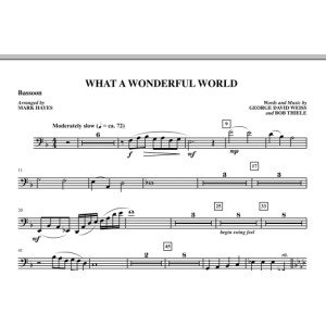 What A Wonderful World - Bassoon