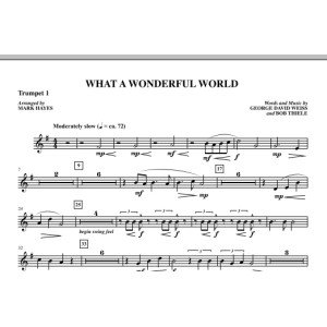 What A Wonderful World - Trumpet 1