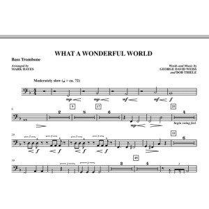 What A Wonderful World - Bass Trombone