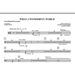 What A Wonderful World - Percussion III