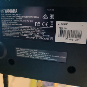 Yamaha dtx 452k - Batería electrónica