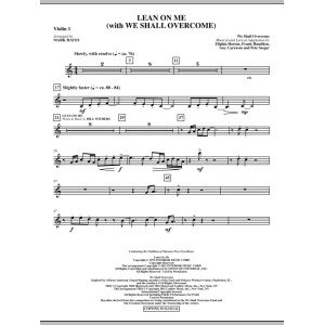 Lean On Me (with We Shall Overcome) - Violin 1