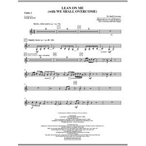 Lean On Me (with We Shall Overcome) - Violin 2