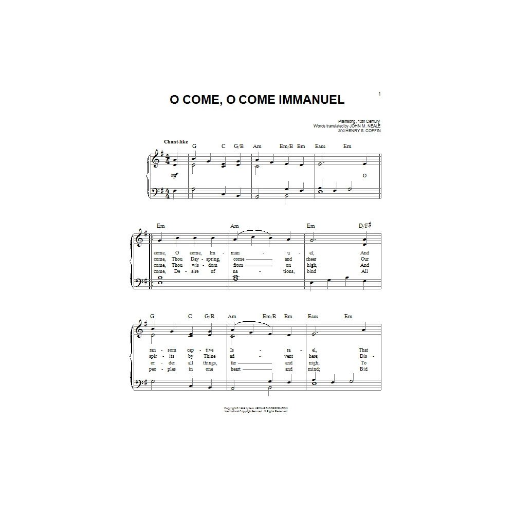 O Come, O Come Immanuel